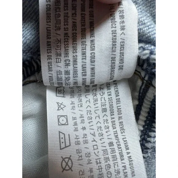 Abercrombie & Fitch Curve Love The 90s Straight Mid Rise Jeans Womens Sz 22 Long - Picture 7 of 8